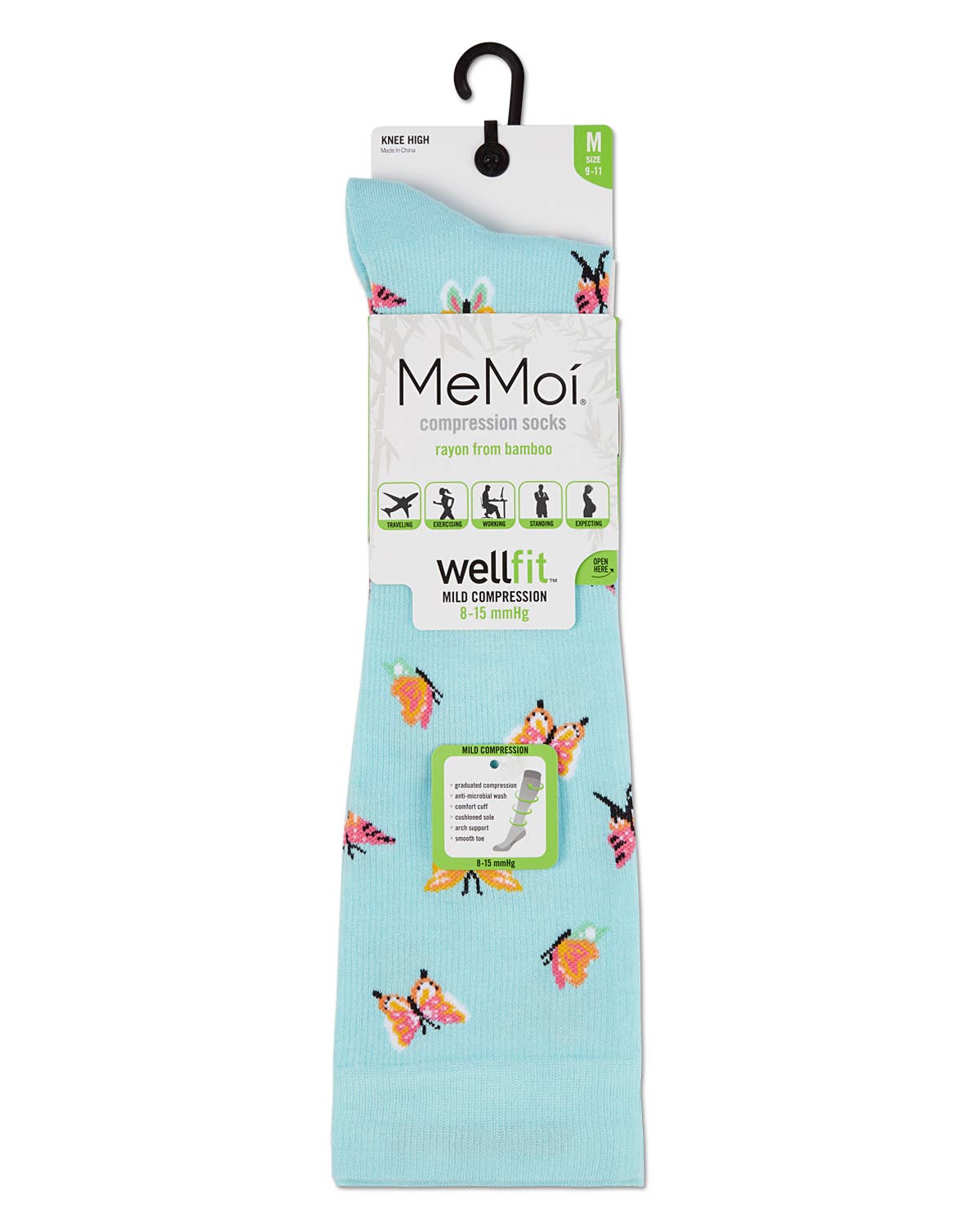 Butterfly Bamboo Compression Socks