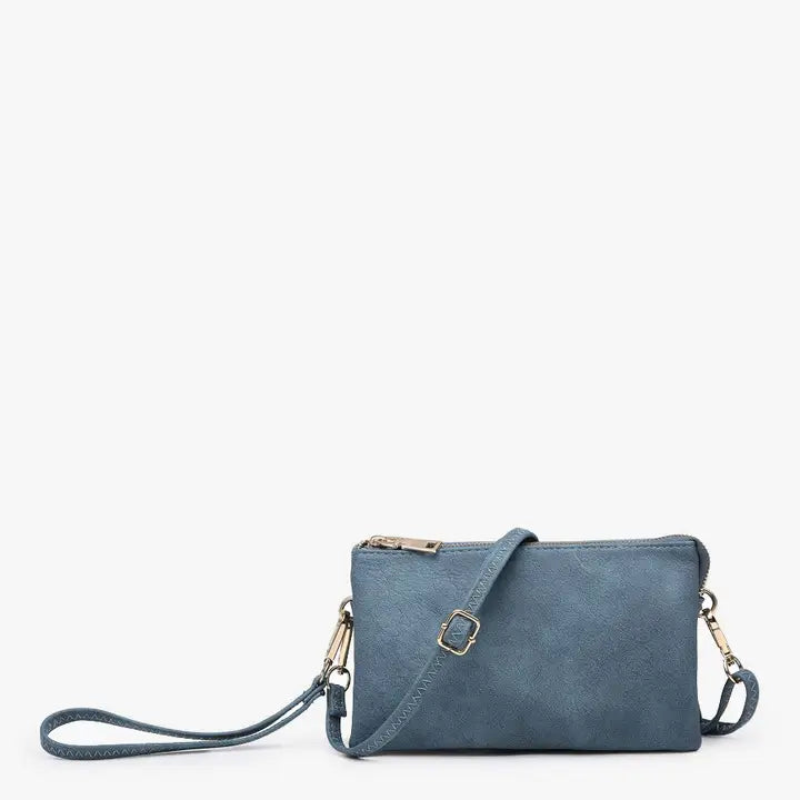 Three Compartment Crossbody/Wristlet