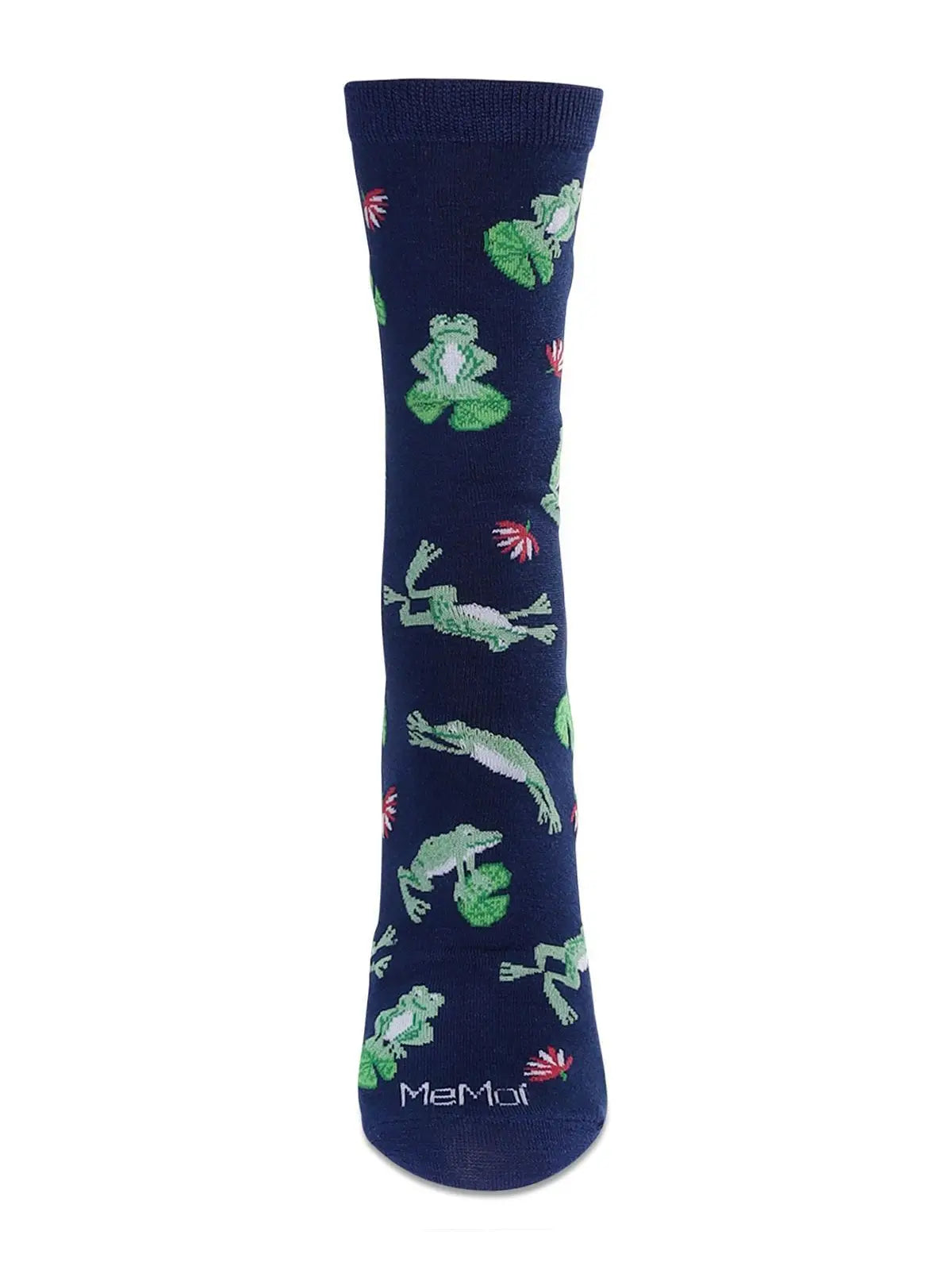 Women's Frogs Bamboo Crew Socks