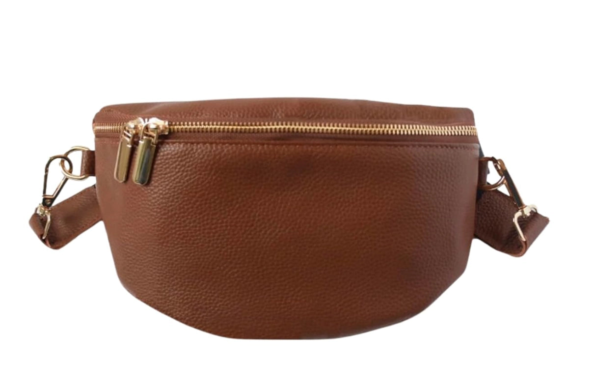 Leather Fanny Pack Crossbody Bags For Women