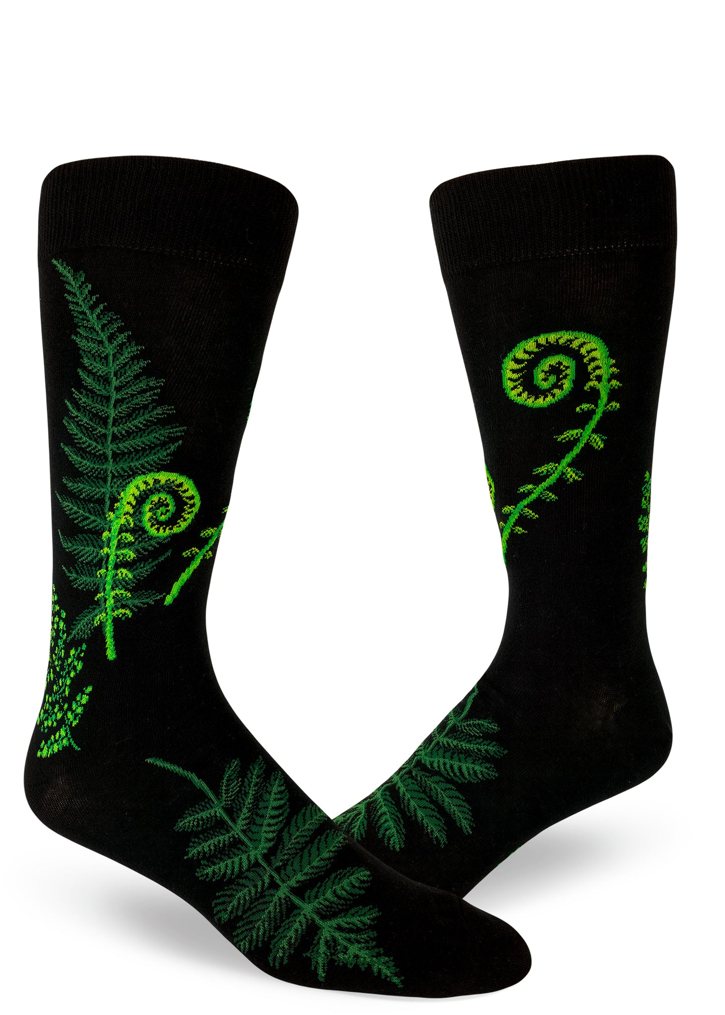 Ferns and Fiddleheads Men's Crew Socks
