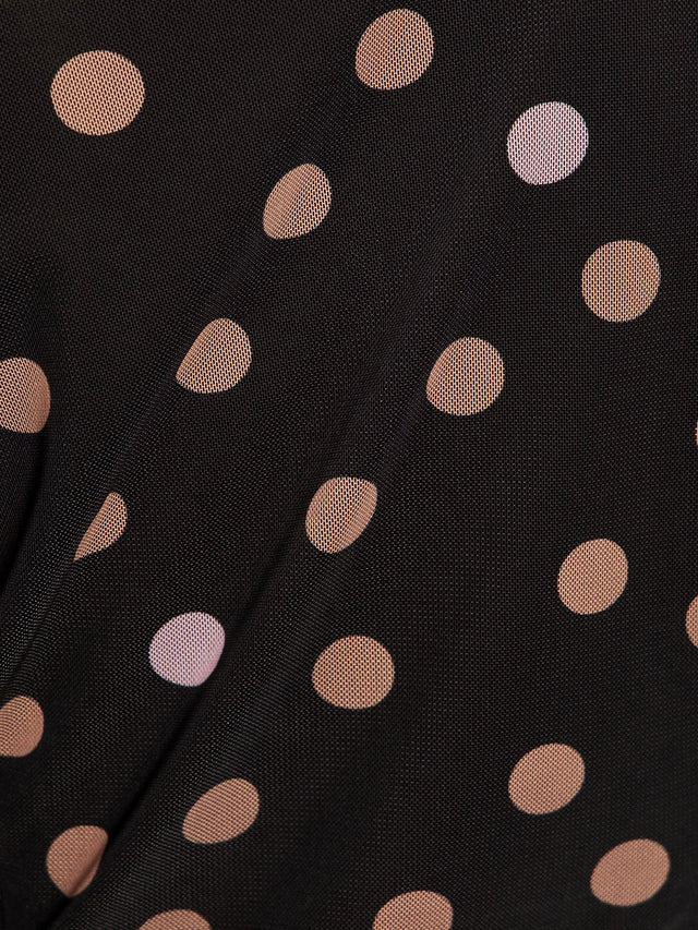 Fitted Mesh Button Down Top - Popspot