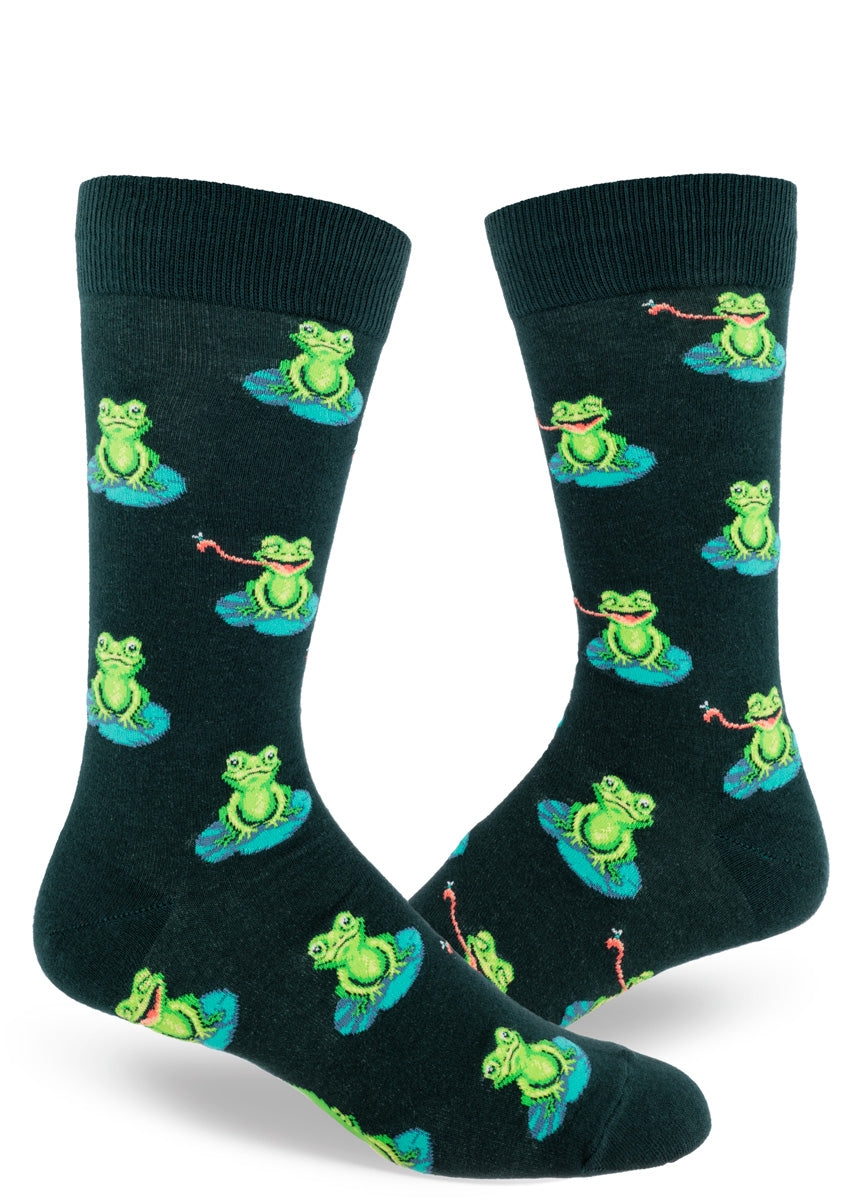 Funny Frog Men's Crew Socks