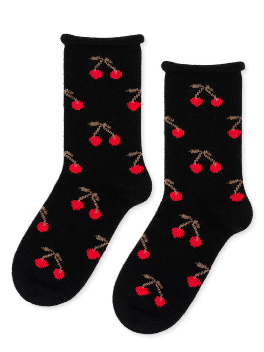 Cherry Bomb Cashmere Crew