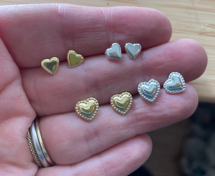 Heart Studs