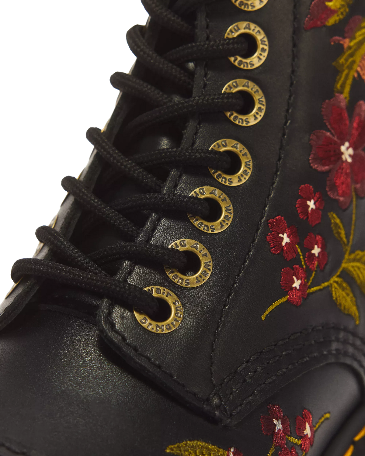 Sinclair Floral Wanama Leather Lace Up Boots