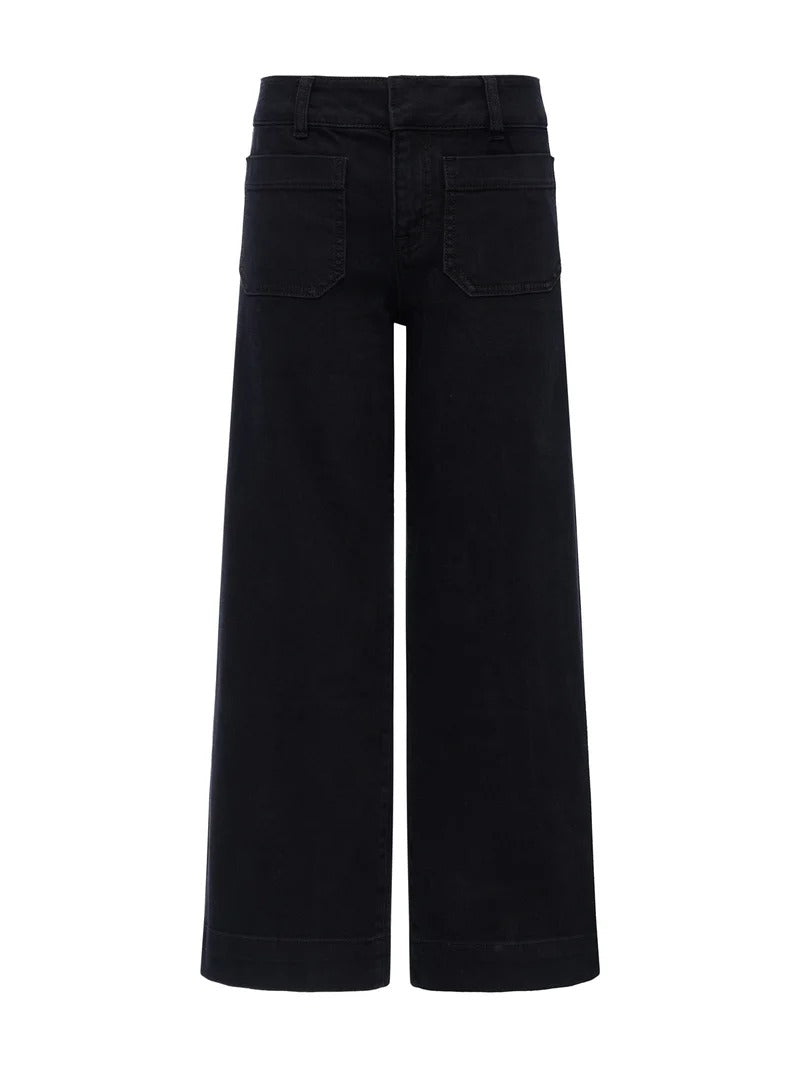 Chelsea Wide Leg Jeans Black Eyeliner
