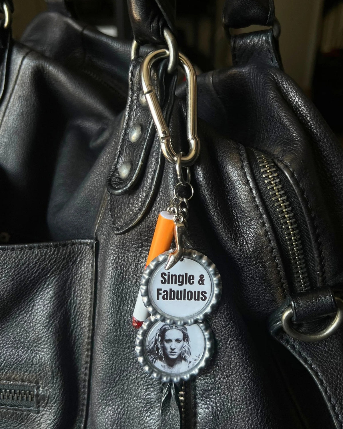 Bottle Cap Bag Charms