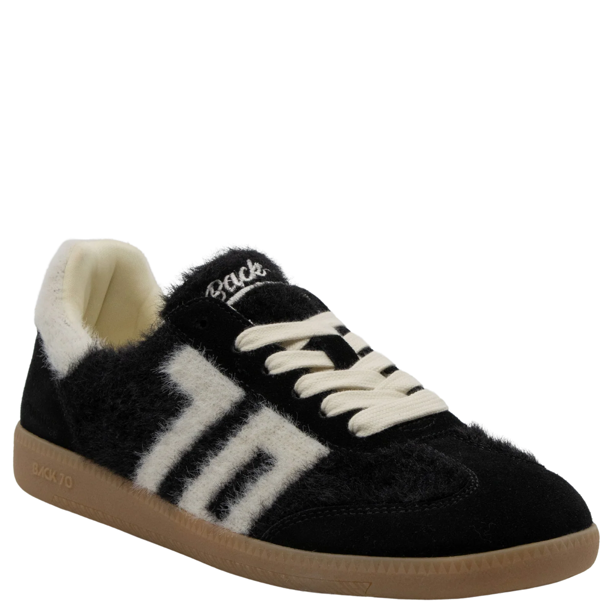 Mohair in Black Butter Sneakers