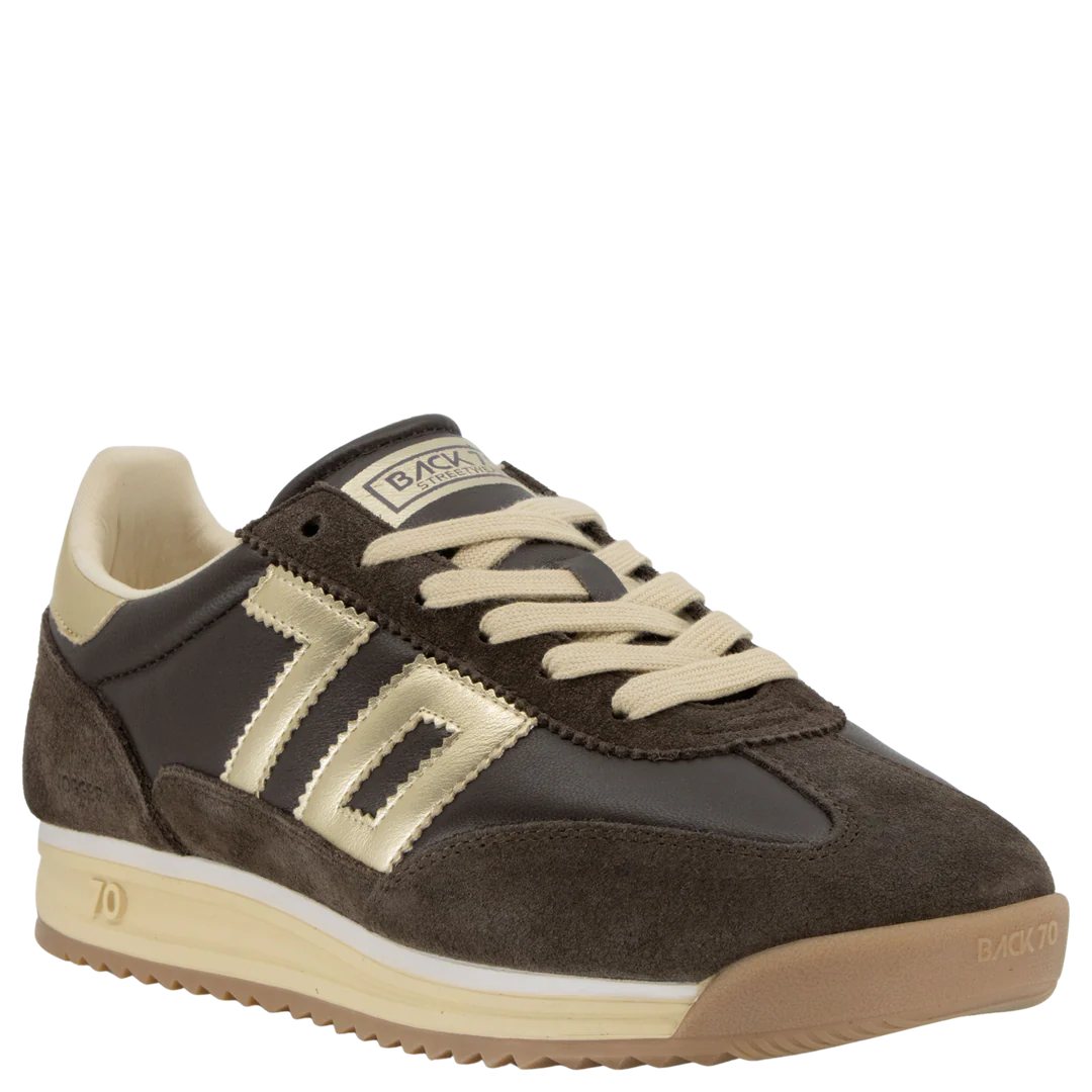 Jogger N Sneaker In Coffee Gold