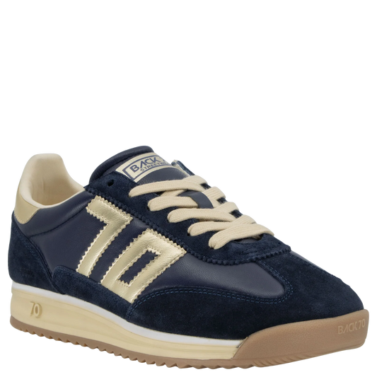 Jogger N Sneaker In Navy Gold