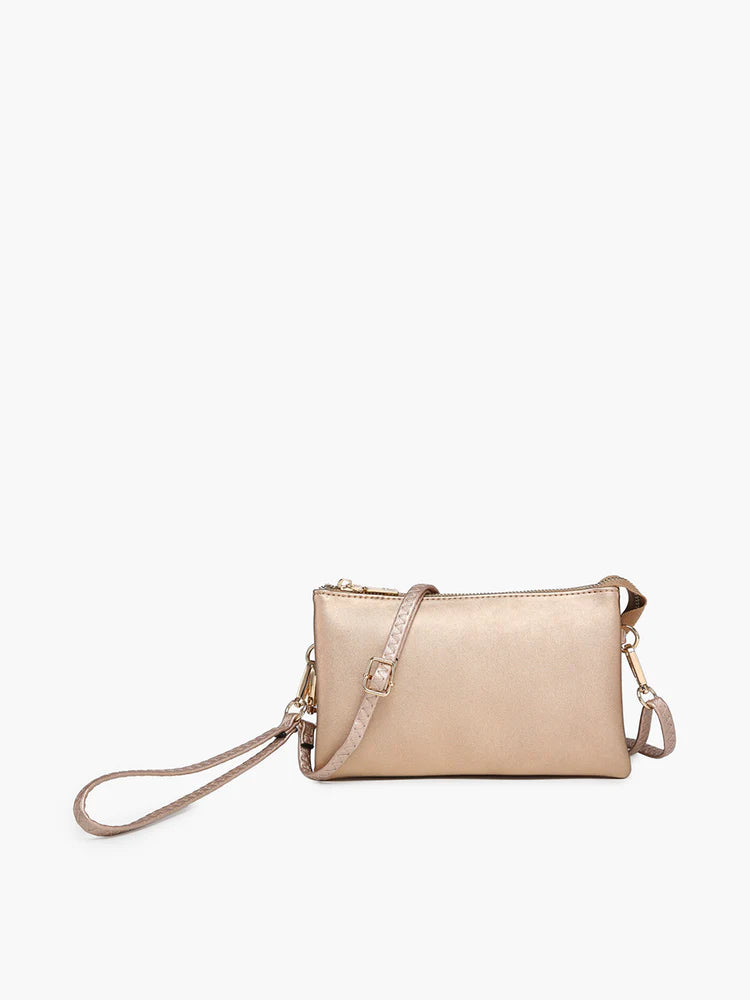 Three Compartment Crossbody/Wristlet