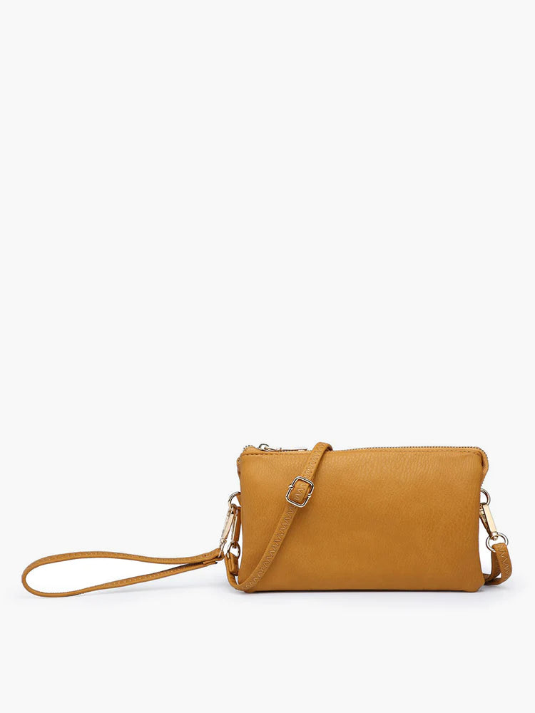 Riley Monogrammable 3 Compartment Crossbody/Wristlet