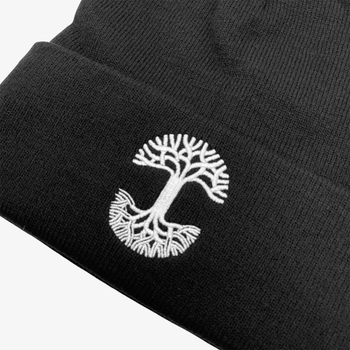 Oaklandish Logo Embroidered Beanie - Black