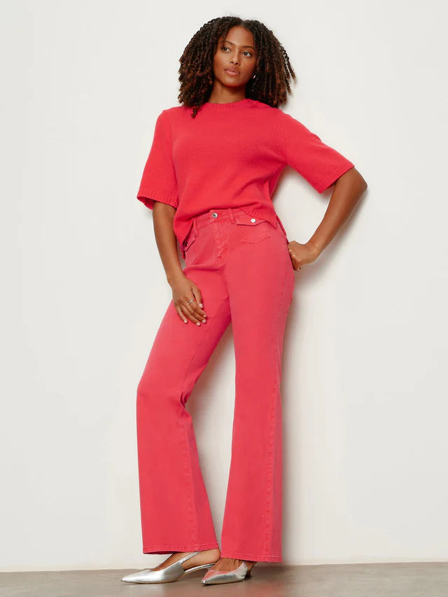 Perfect Sweater Tee - Tulip