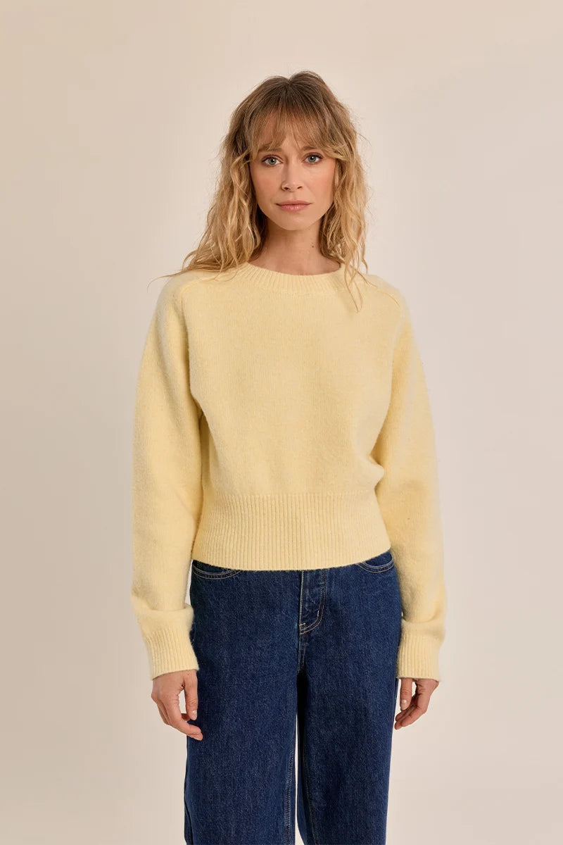 Ribbed Crop Sweater (LAS148EN)