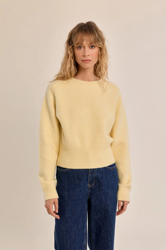 Ribbed Crop Sweater (LAS148EN)