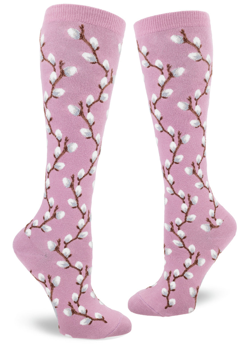 Pussy Willow Knee-High Socks