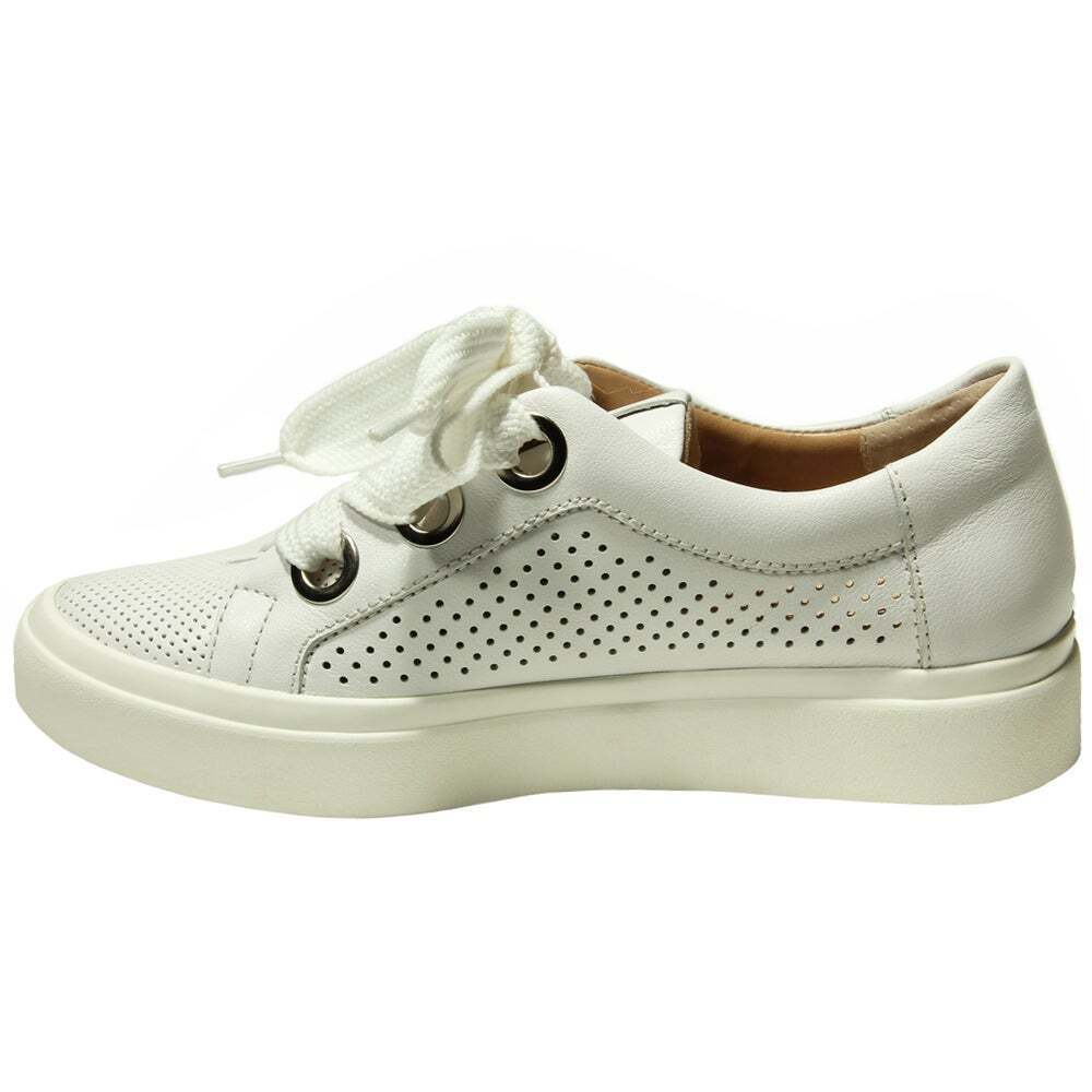 Yora - White Nappa Sneaker