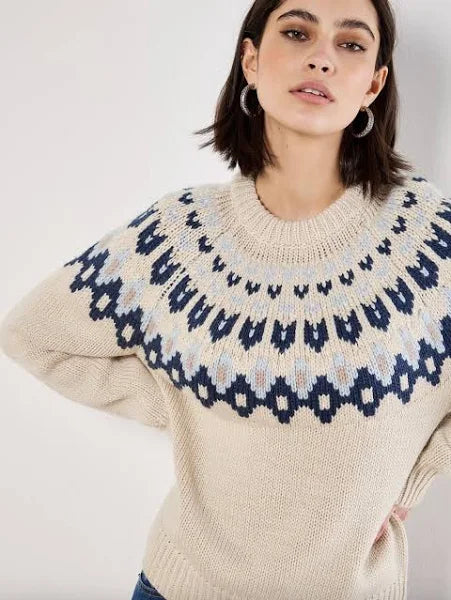 Fairisle Crew Neck Sweater