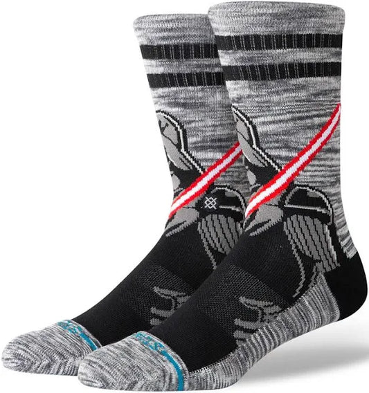 Kids Darth Crew Socks - Black