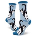 Load image into Gallery viewer, Tuxedo Cat Butt Women&#39;s Crew Socks
