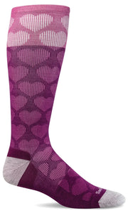 Women's Heart Throb | Moderate Graduated Compression Socks