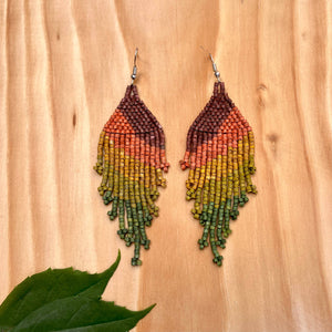 NEW Lightweight, dangling earrings - "Lean Tikal Synergy"