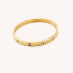 Load image into Gallery viewer, Corinne Gold Bangle Bracelet
