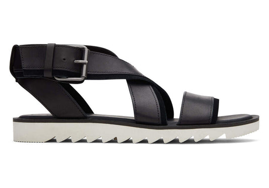 Sidney Sandal Black Leather