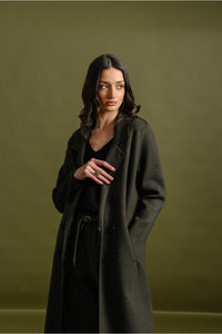Knitted Trench Coat