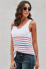 Load image into Gallery viewer, Cherise V-Neck Sweater Tank
