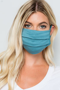 Face Masks Cotton Pleated