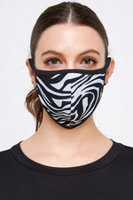 Load image into Gallery viewer, Face Masks Tribal/Zebra
