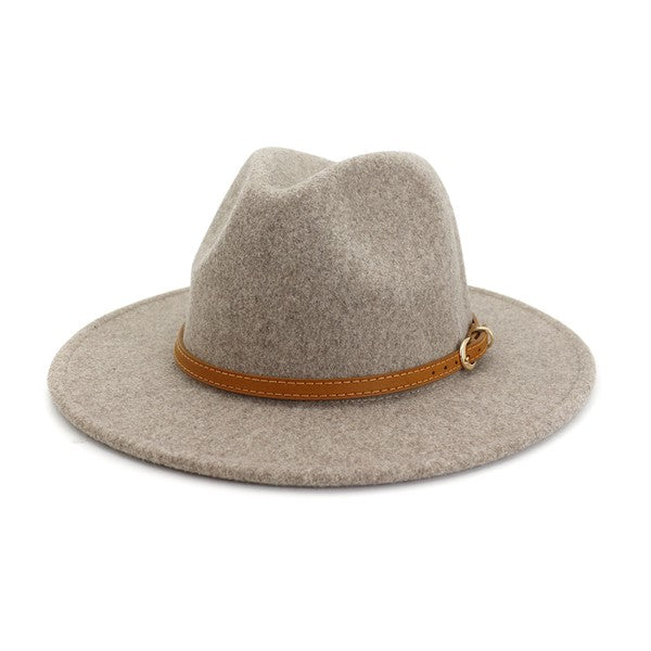 Panama Hat w/Leather Belt
