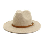Load image into Gallery viewer, Panama Hat w/Leather Belt
