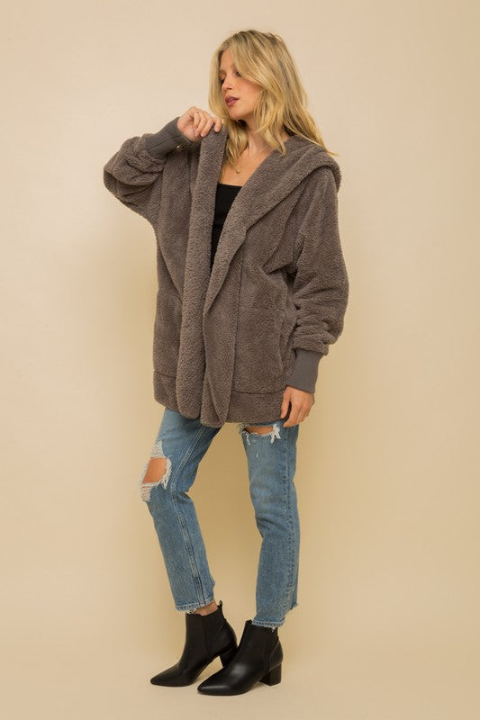 Sofia Super Soft Plush Fur Jacket