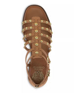 Load image into Gallery viewer, Krebelis Studded Gladiator Sandals
