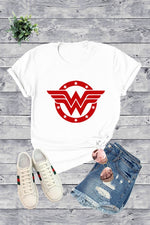 Load image into Gallery viewer, Wonder Woman V-Neck Tee
