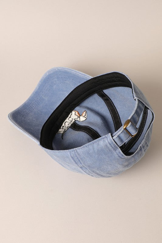 Dachshund Embroidered Cotton Baseball Unisex Dad Cap