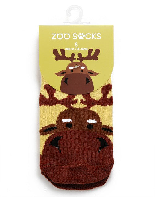 Zoo Socks Moose