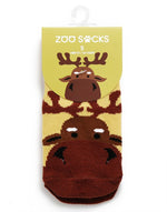 Load image into Gallery viewer, Zoo Socks Moose

