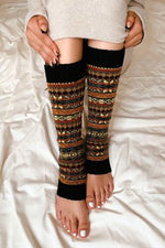 Load image into Gallery viewer, Knit Leg Warmers Printed Colors
