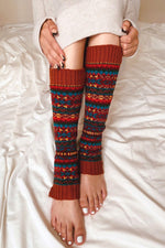 Load image into Gallery viewer, Knit Leg Warmers Printed Colors
