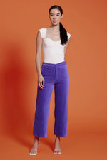 Load image into Gallery viewer, Bruna Corduroy Pants- Purple
