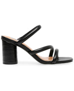 Load image into Gallery viewer, Myla Heeled Mules Black
