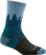 Load image into Gallery viewer, Women&#39;s Treeline Micro Crew Midweight Hiking Sock

