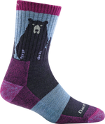 Load image into Gallery viewer, Women&#39;s Bear Town Micro Crew Lightweight Hiking Sock
