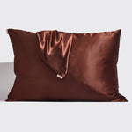 Load image into Gallery viewer, Satin Pillowcase - Chocolate
