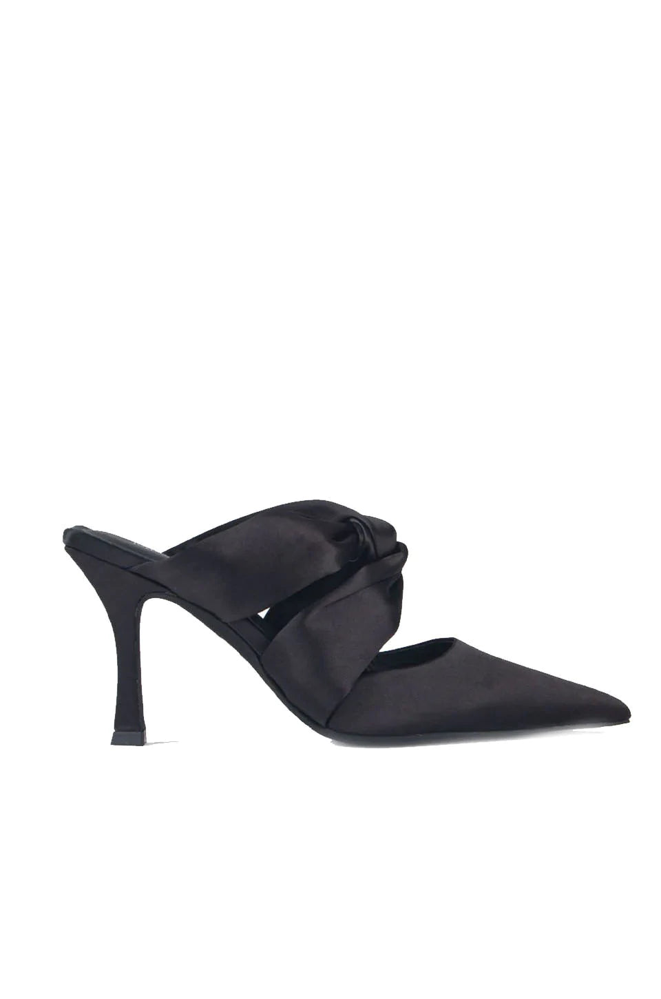 Tied up Pointed Toe Mule Heel